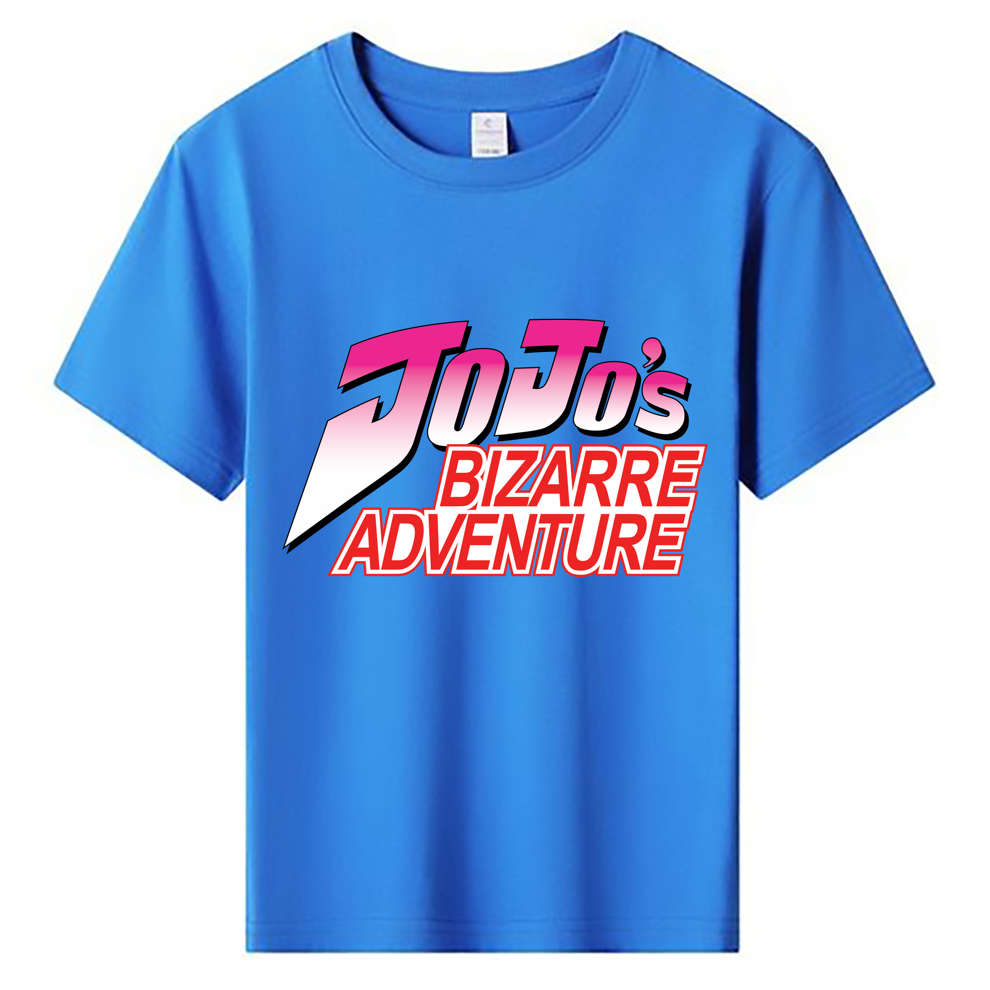 （画像用） ジョジョの奇妙な冒険 JoJo's Bizarre Adventure 綿100％キッズTシャツ（フロントプリント）